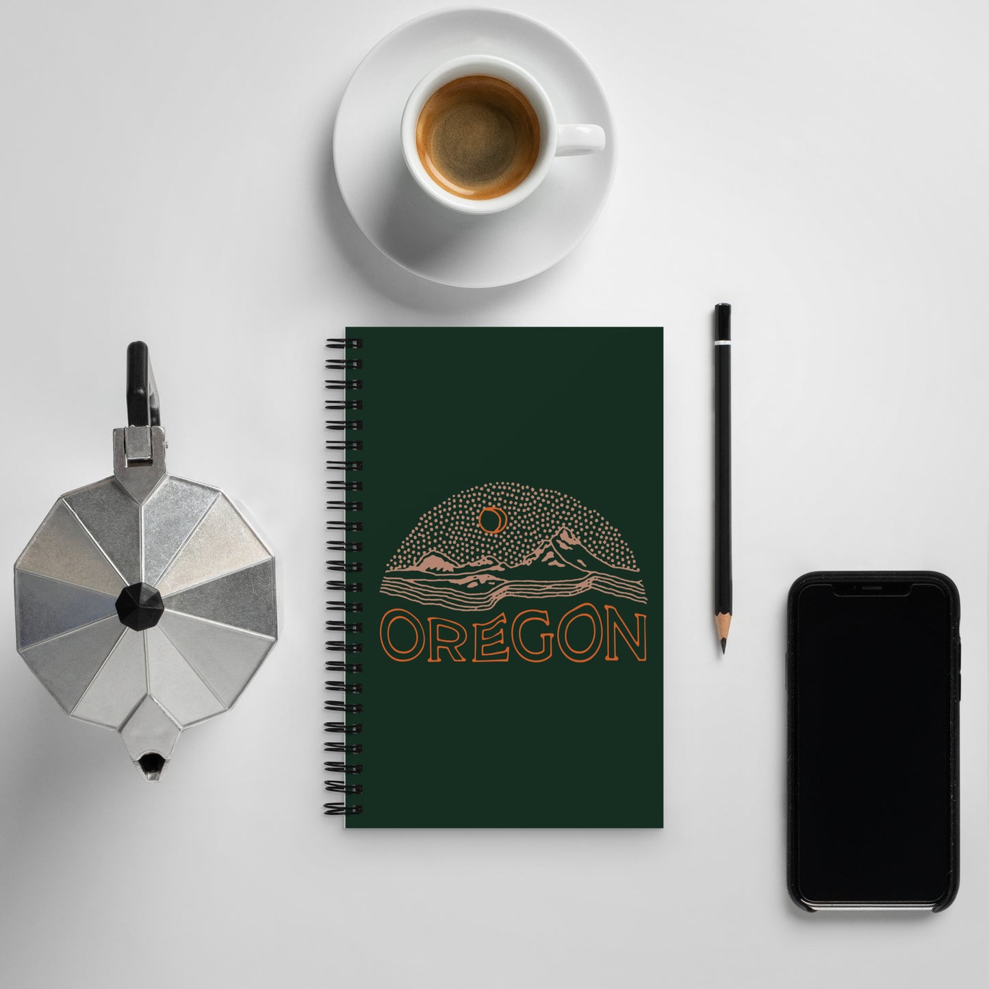 Oregon Territory Spiral Notebook