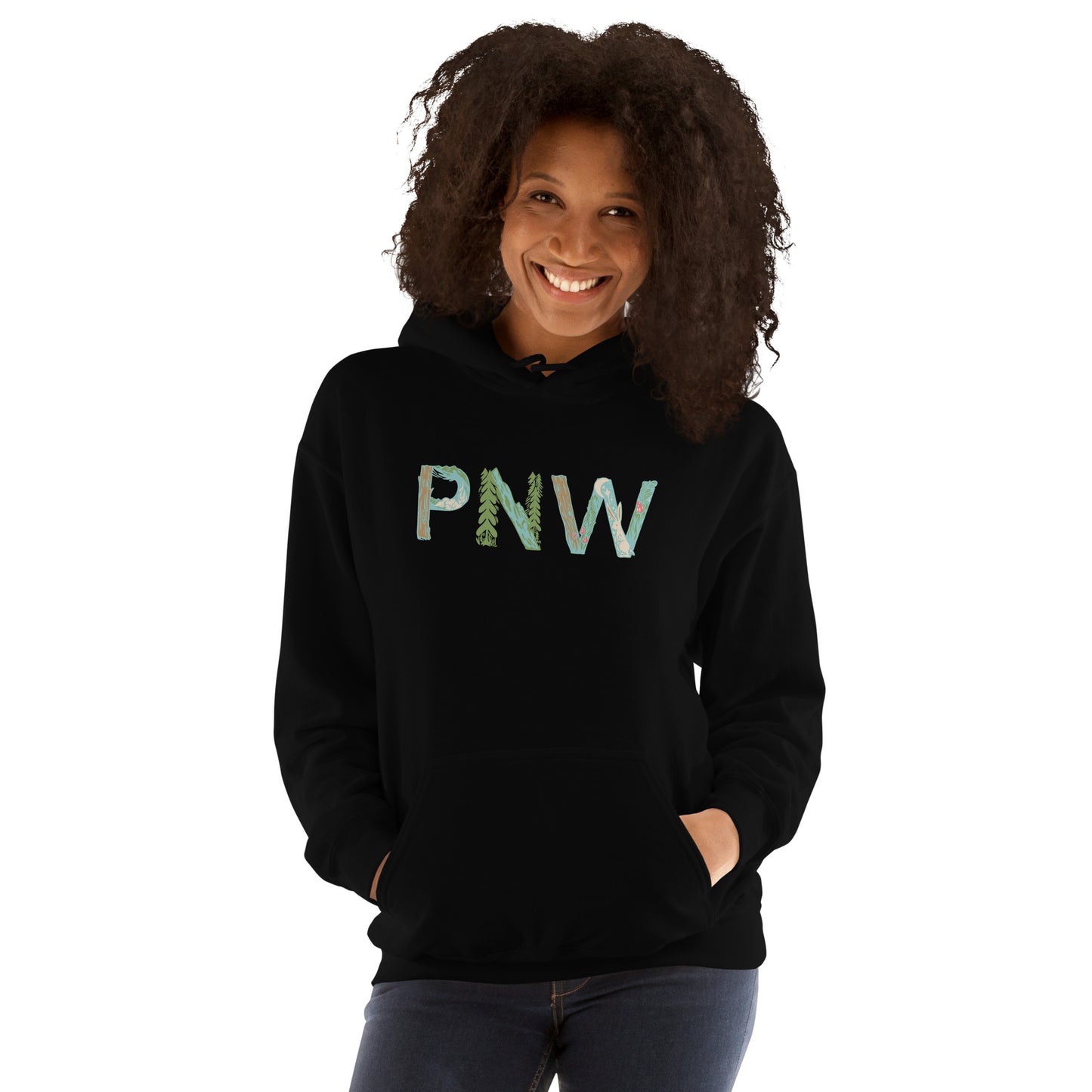 PNW Woodland Unisex Hoodie