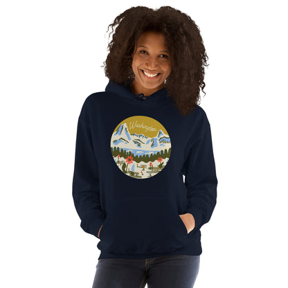 WA Mountain Meadow Unisex Hoodie