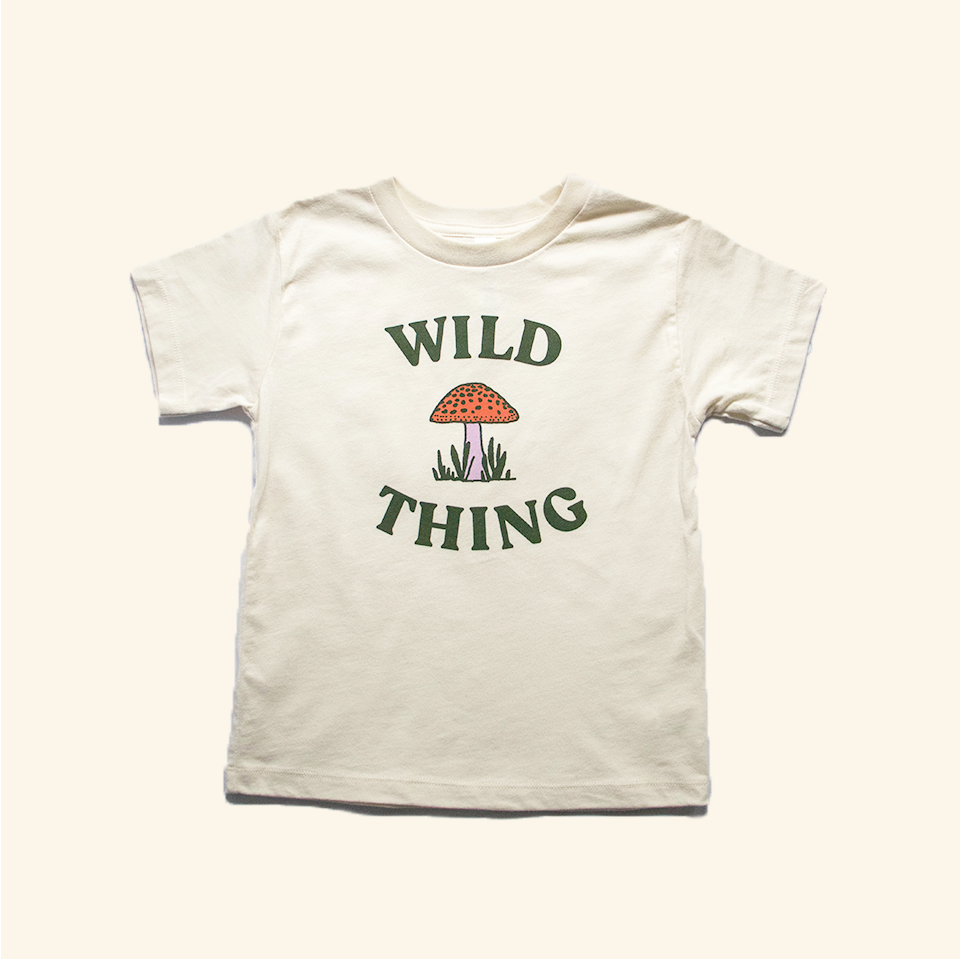 Wild Thing Kids Tee (Natural)