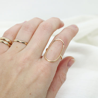 Oval Statement Ring