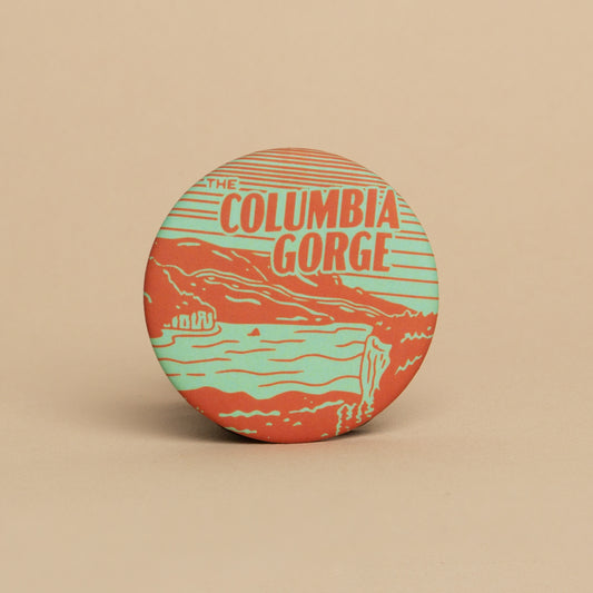 Columbia Gorge Round Magnet