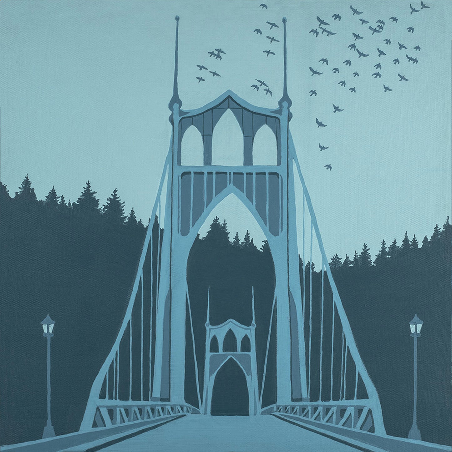 Cellar Sky Studios: St. Johns Bridge Print