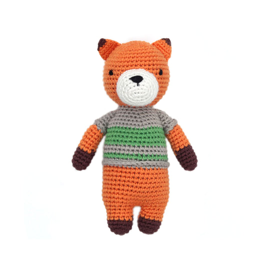 Felix the Fox Hand-Crocheted Plush