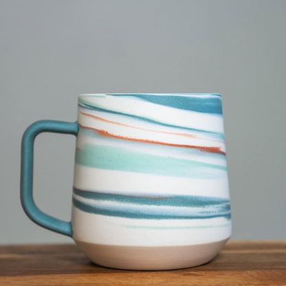 Seafoam Taffy Porcelain Mug
