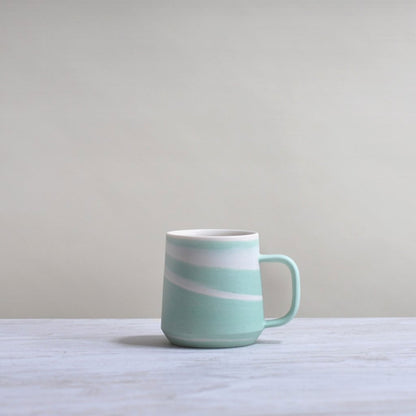 Turquoise Taffy Porcelain Mug