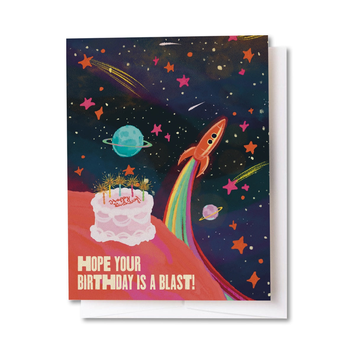 Galaxy Birthday Blast Card