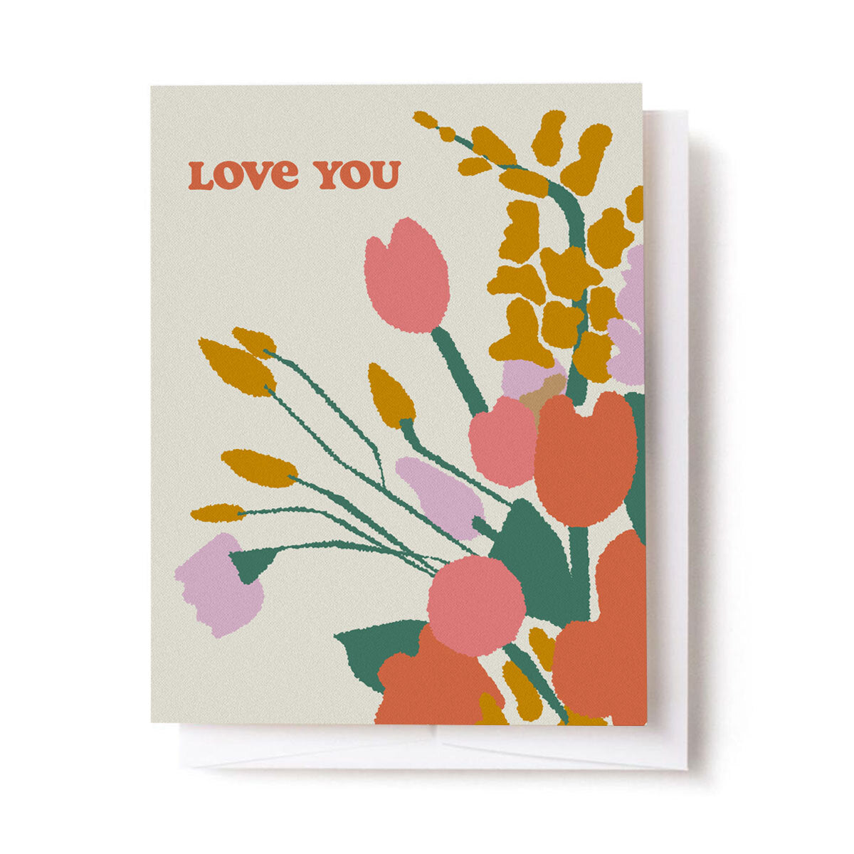 Love You Bouquet Card