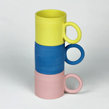 Circle Mug in Pink