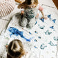 Watercolor Cotton Muslin Blanket