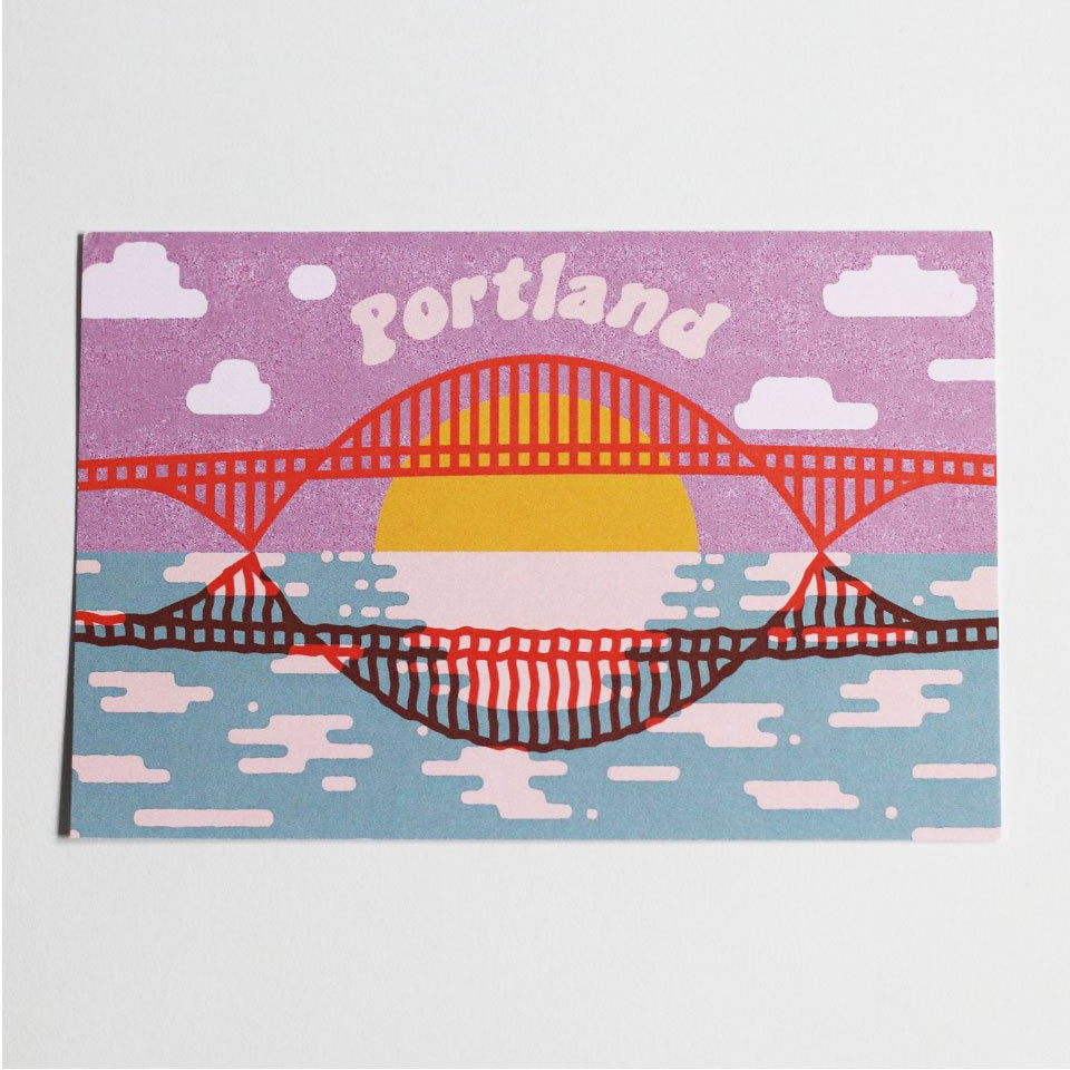Groovy Bridge Postcard