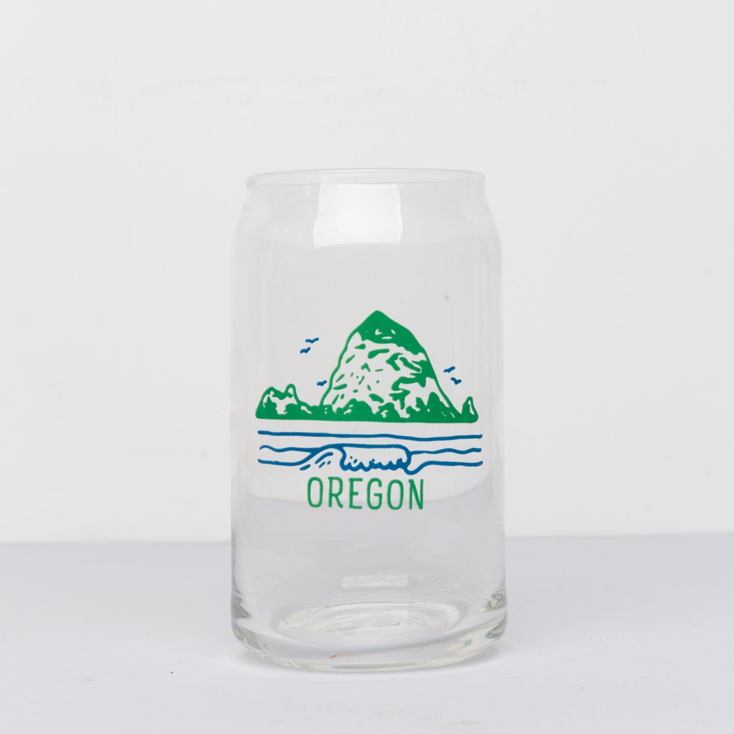 Oregon Coast Beer Can Glass