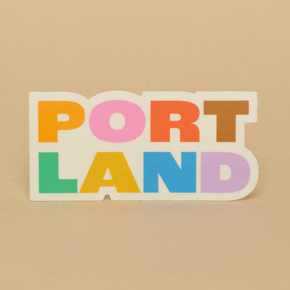 Portland Color Block Sticker