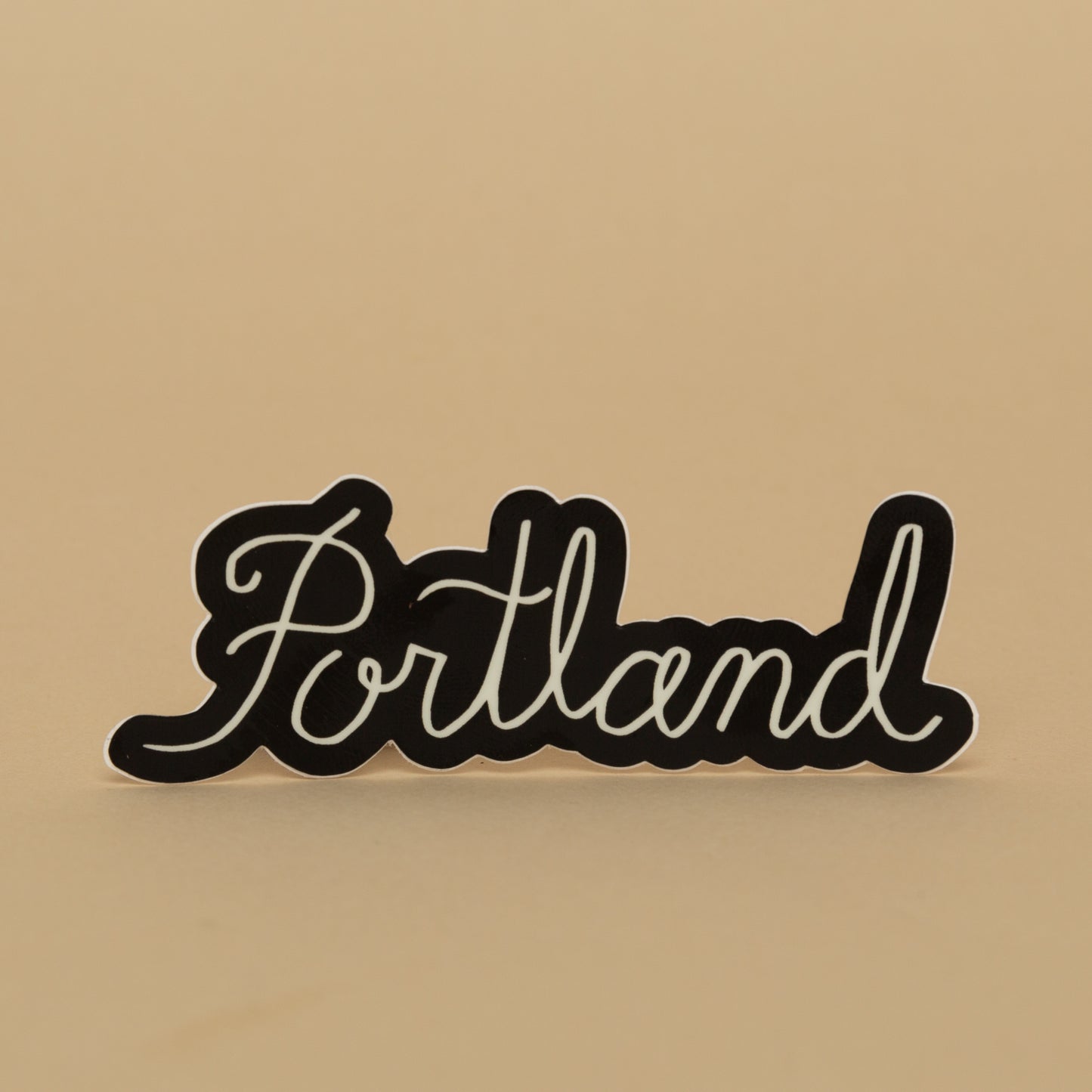 Portland Script Sticker