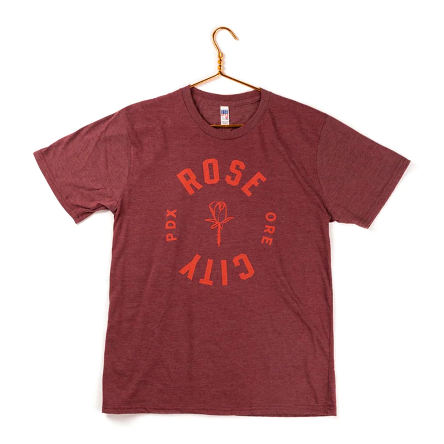 Rose City Unisex Shirt (Heather Cardinal)
