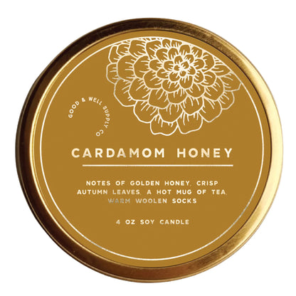 Cardamom Honey Gilded Holiday Candle