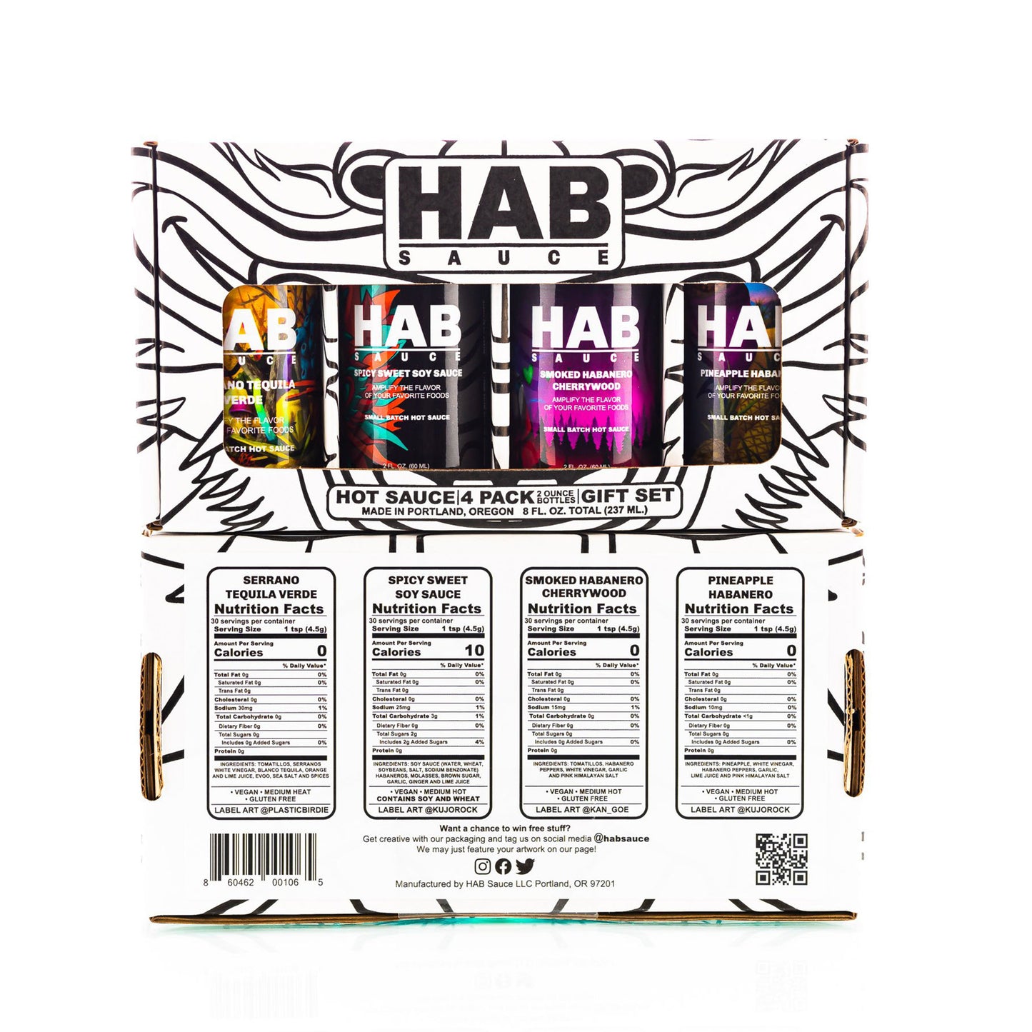 HAB Sauce 4-Pack