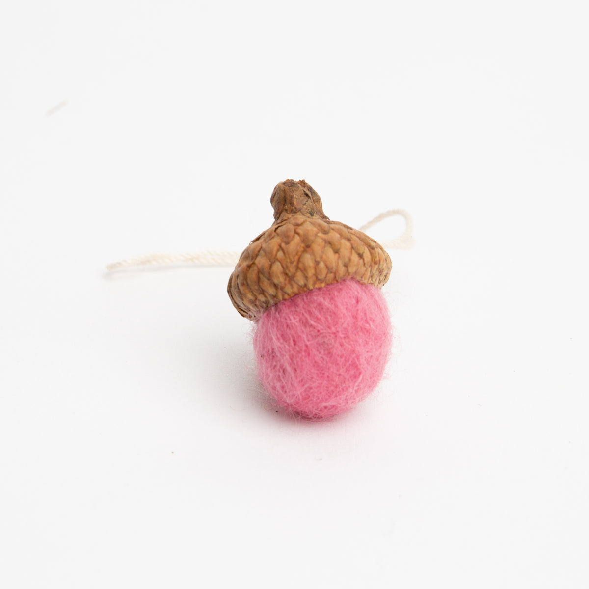 Felted Acorn Ornament