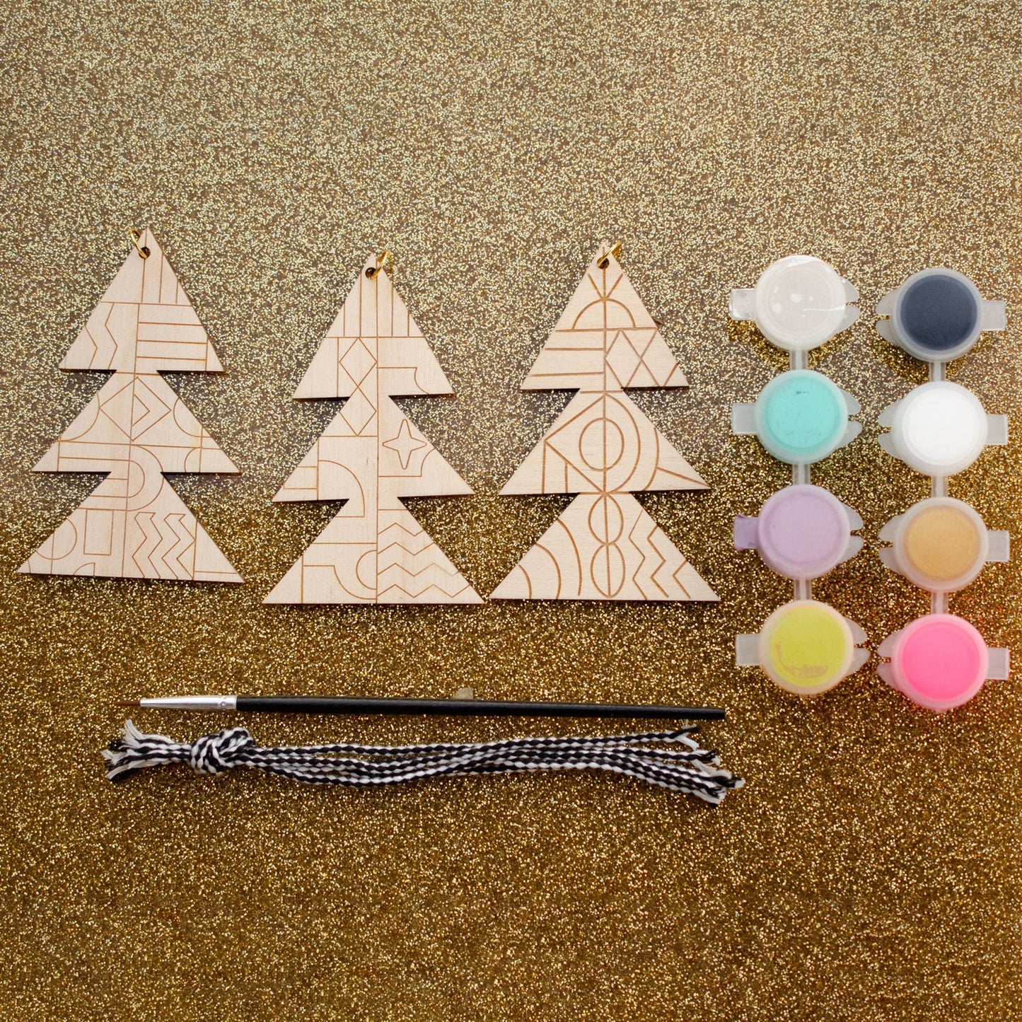 Christmas Tree Ornament DIY Painting Kit