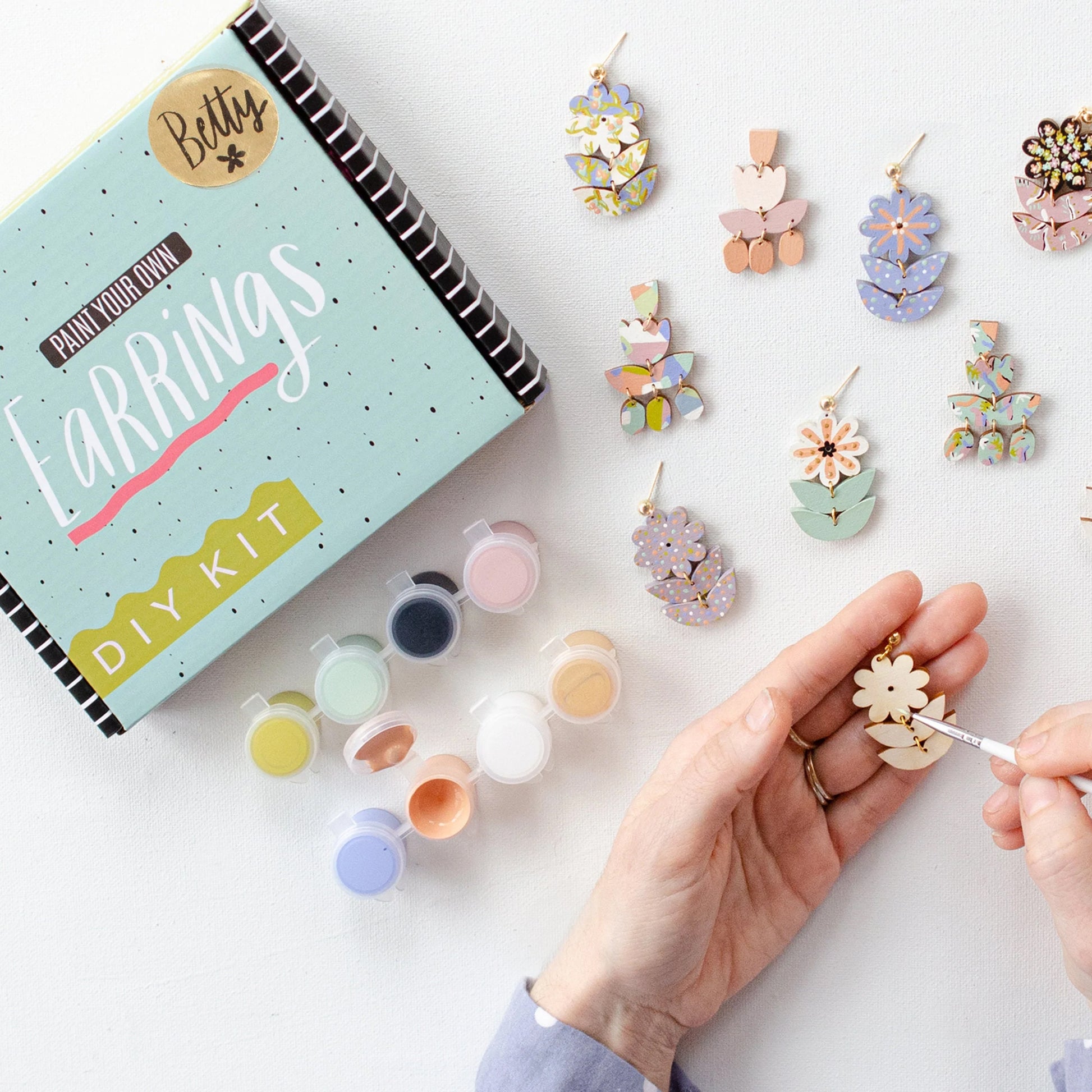 DIY Earrings - Painting Kit — Wildflower Art Studio