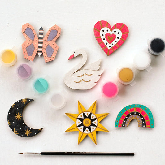 DIY Paint Your Own Whimsical Magnet Kit