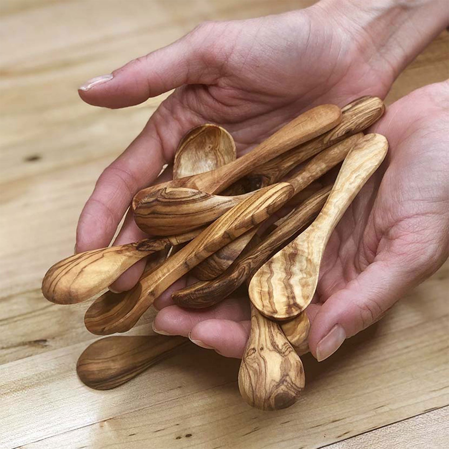 Hand-Carved Olivewood Spoon