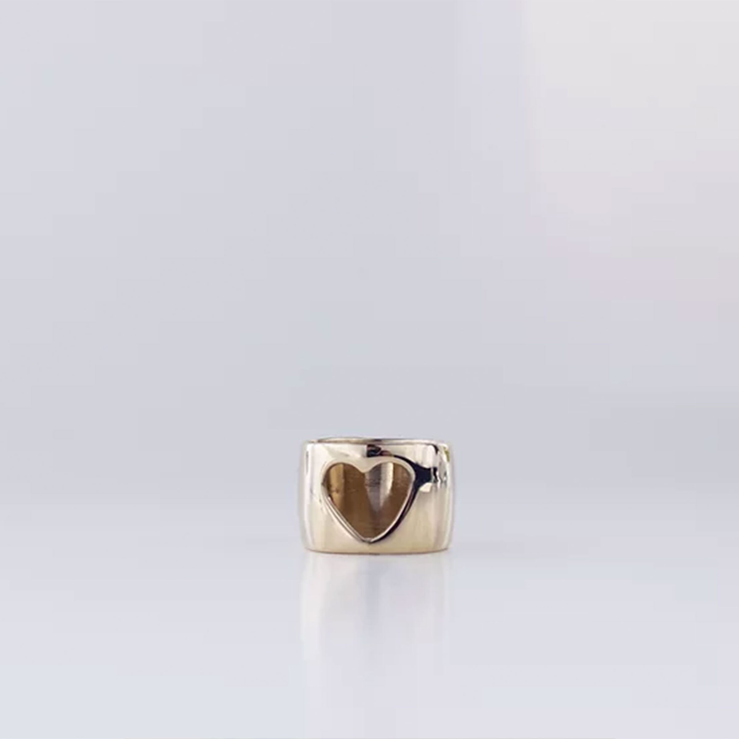 Heart cut sale out ring