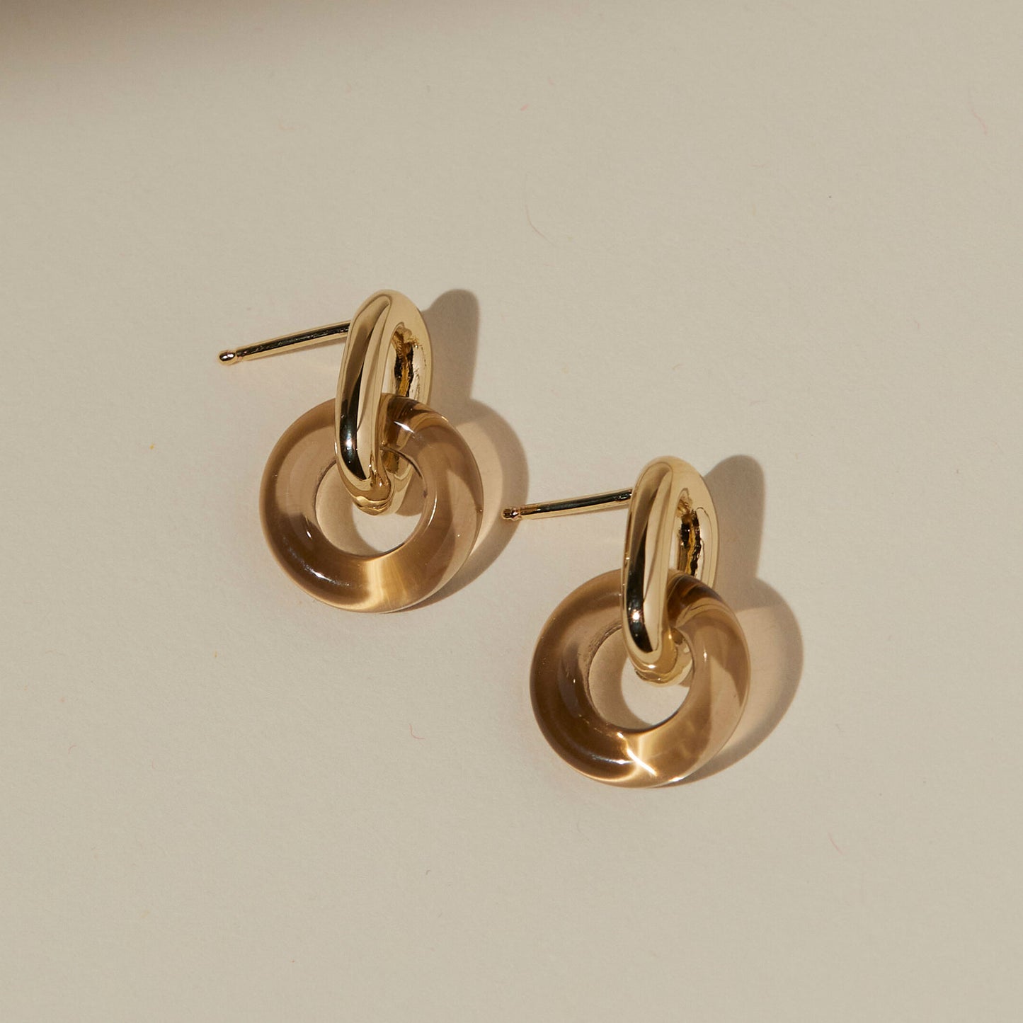 Anna Glass Ring Earrings