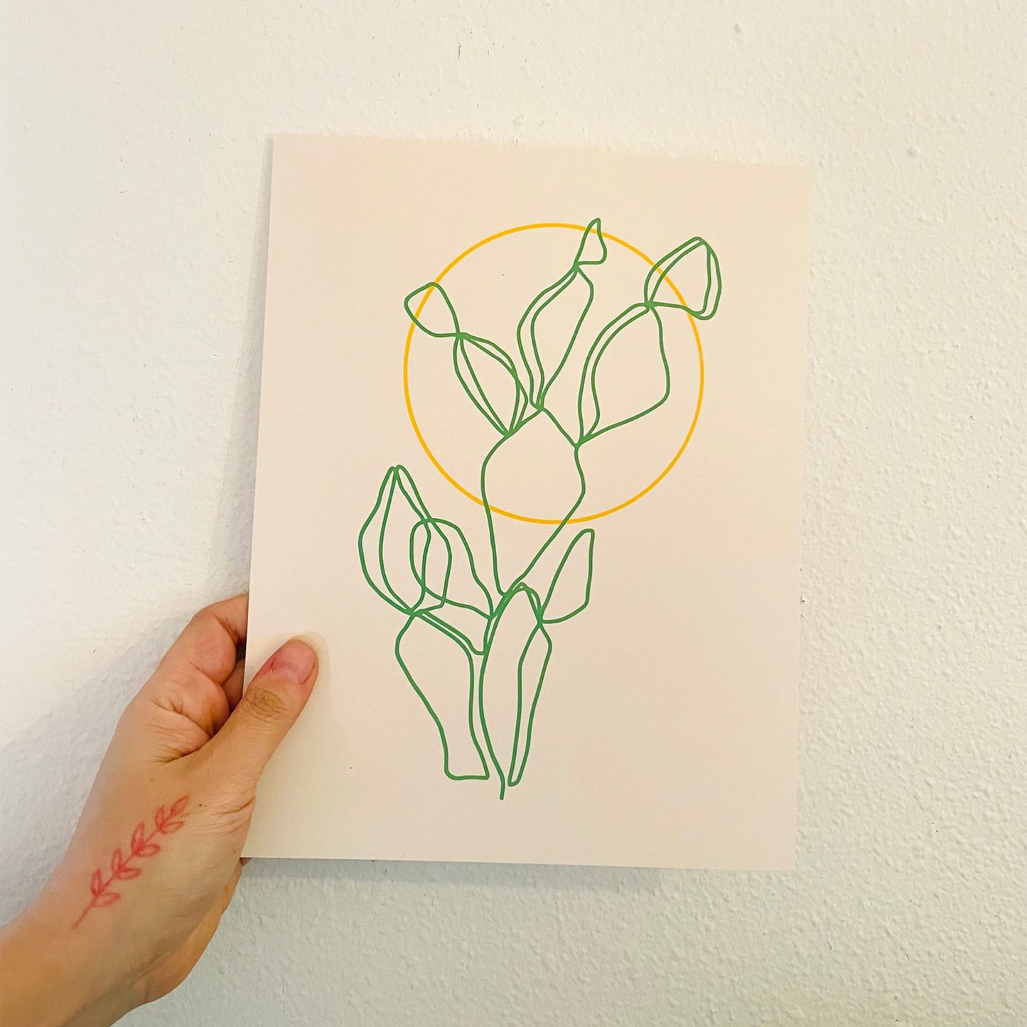 Mercedes Tabish: Cactus Print