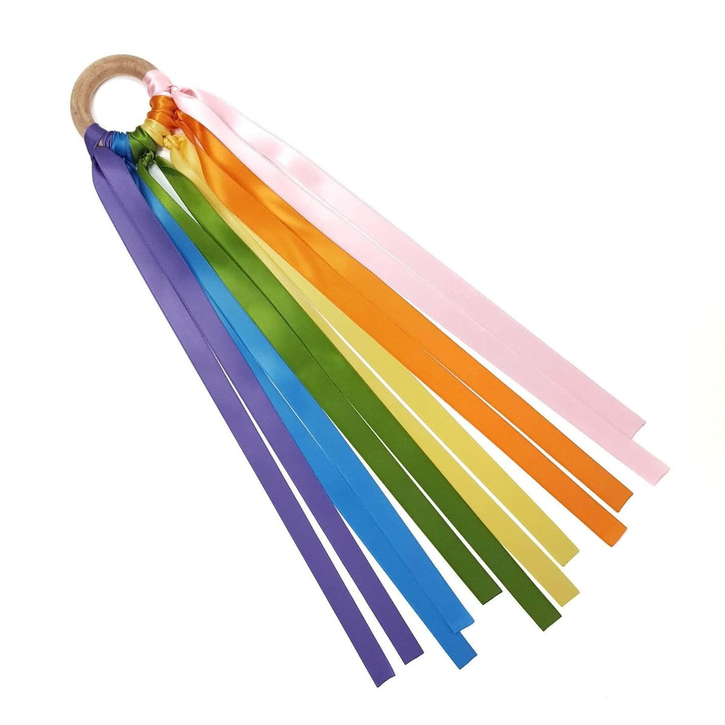 Rainbow Ribbon Wand - Pastel