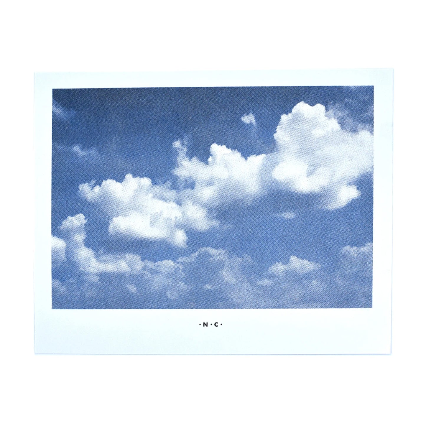 Next Chapter Studio: Duotone Clouds Half-tone Risograph Print