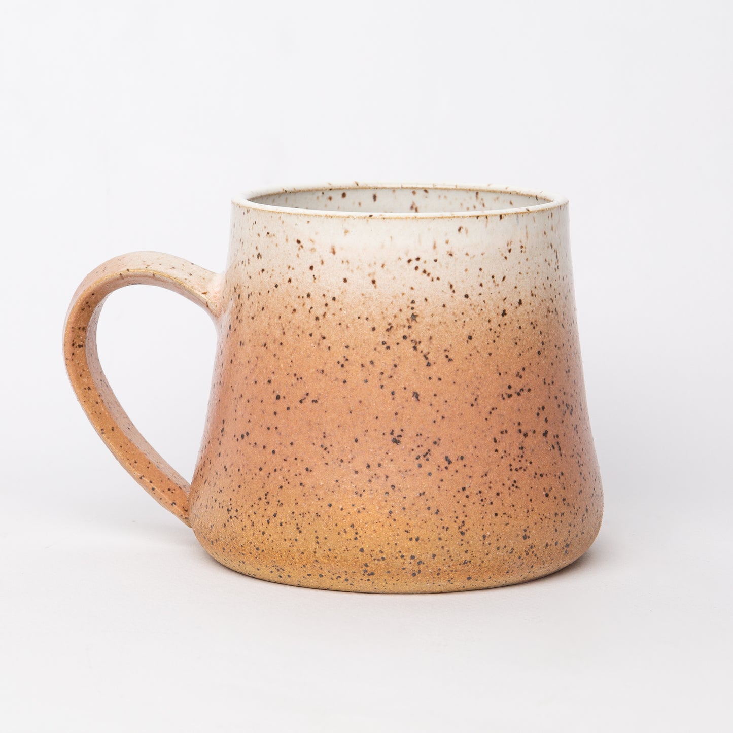 Peach & White Speckle Gradient Mug