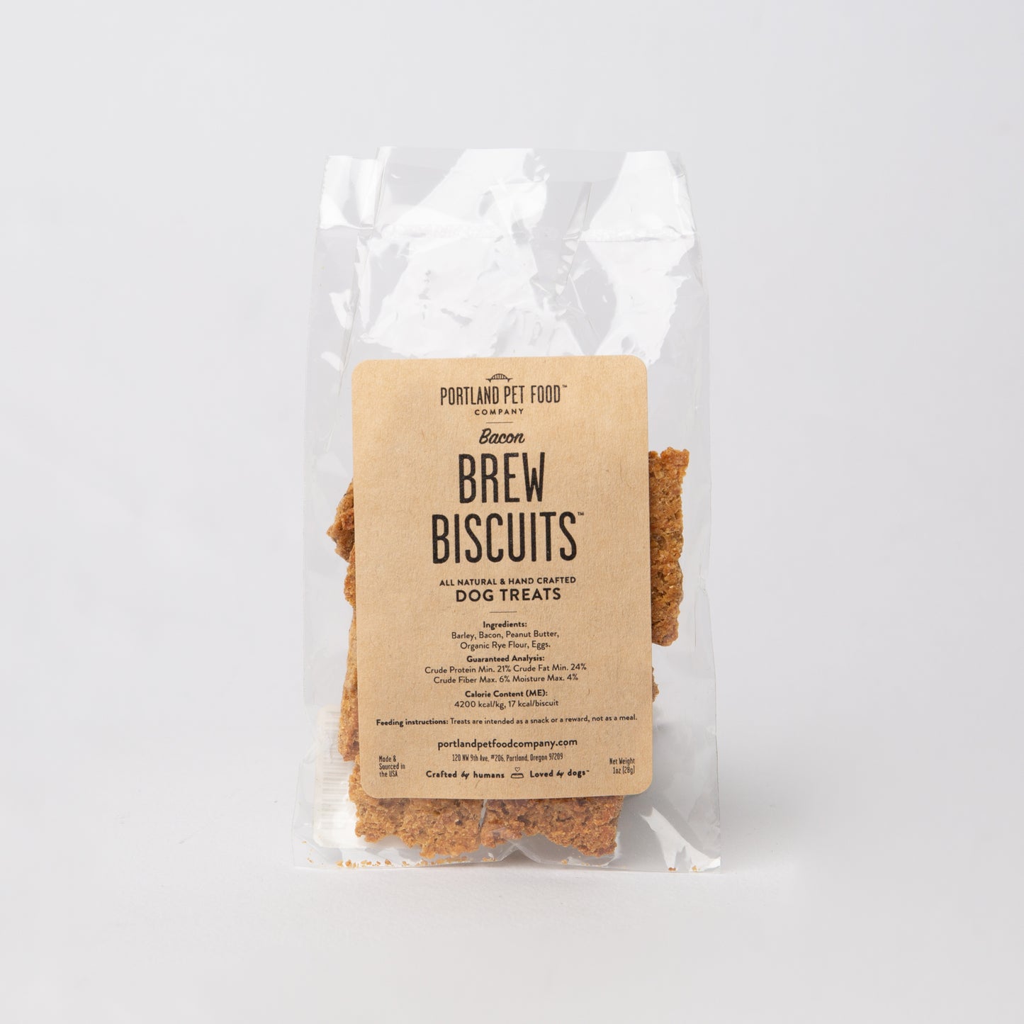 Bacon Brew Dog Biscuits (1 oz)