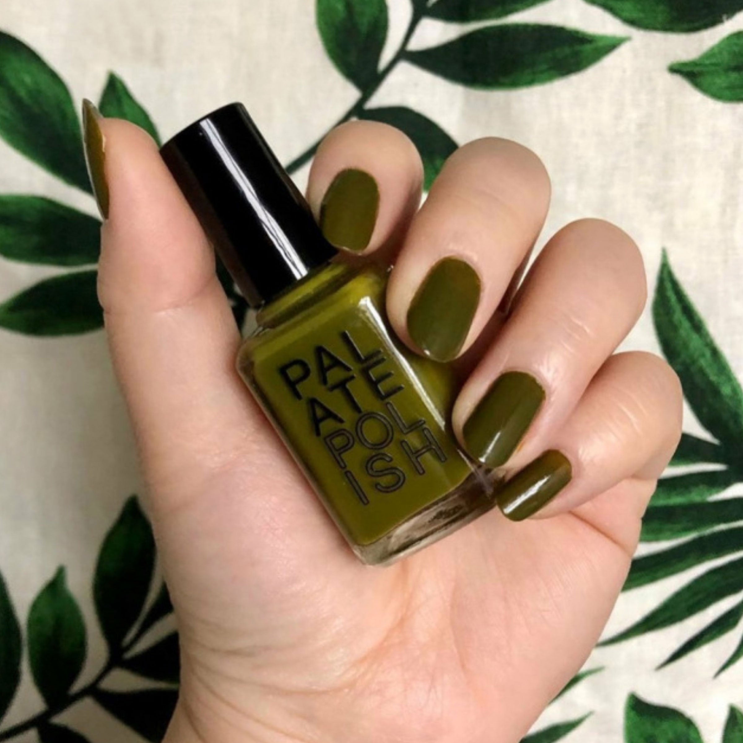 Army Green Solid Color Minx Nail Art | Zazzle