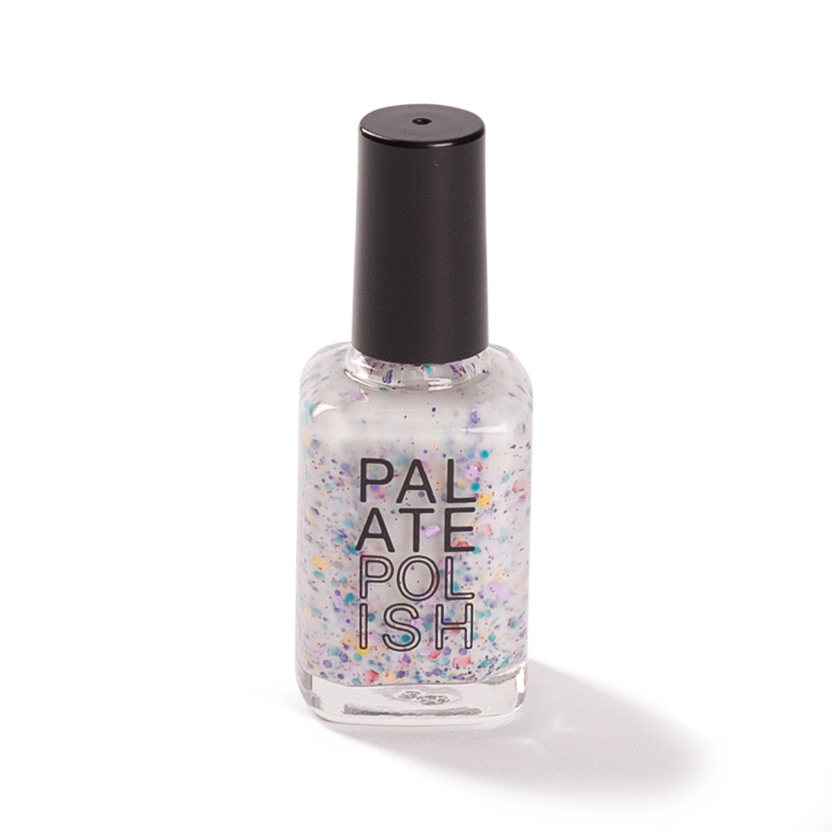 Polly - transparent pink glitter kid nail polish