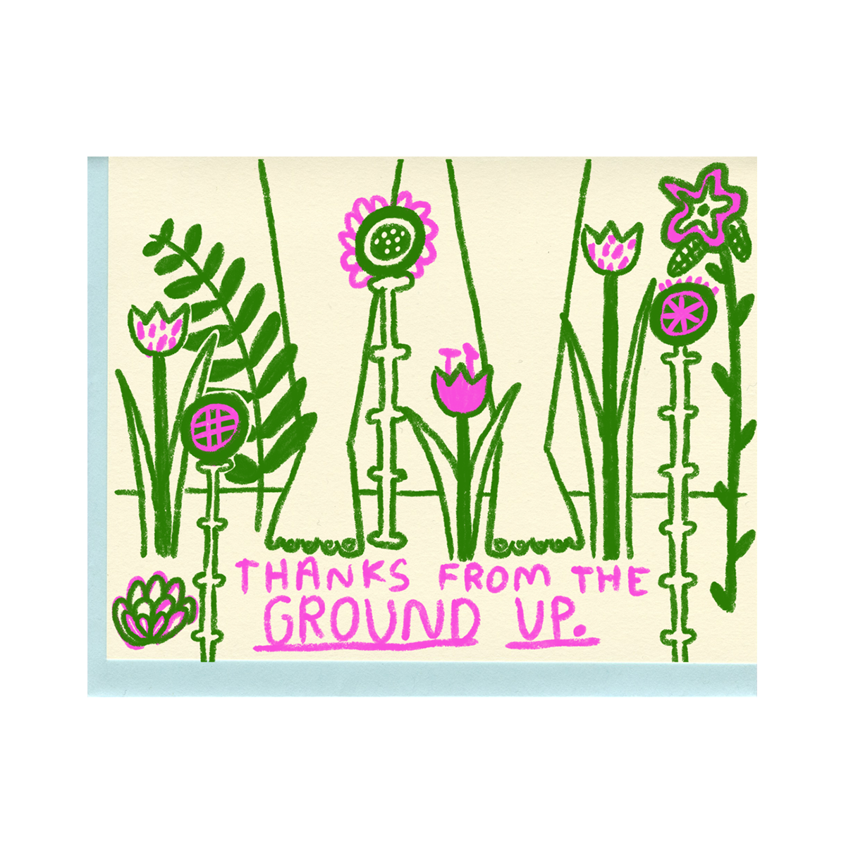 Thanks From the Ground Up Card
