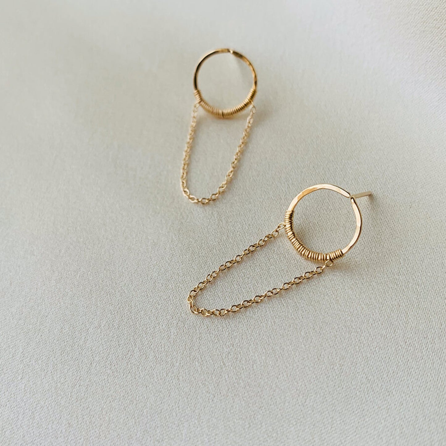 Lucia Studs with Chain