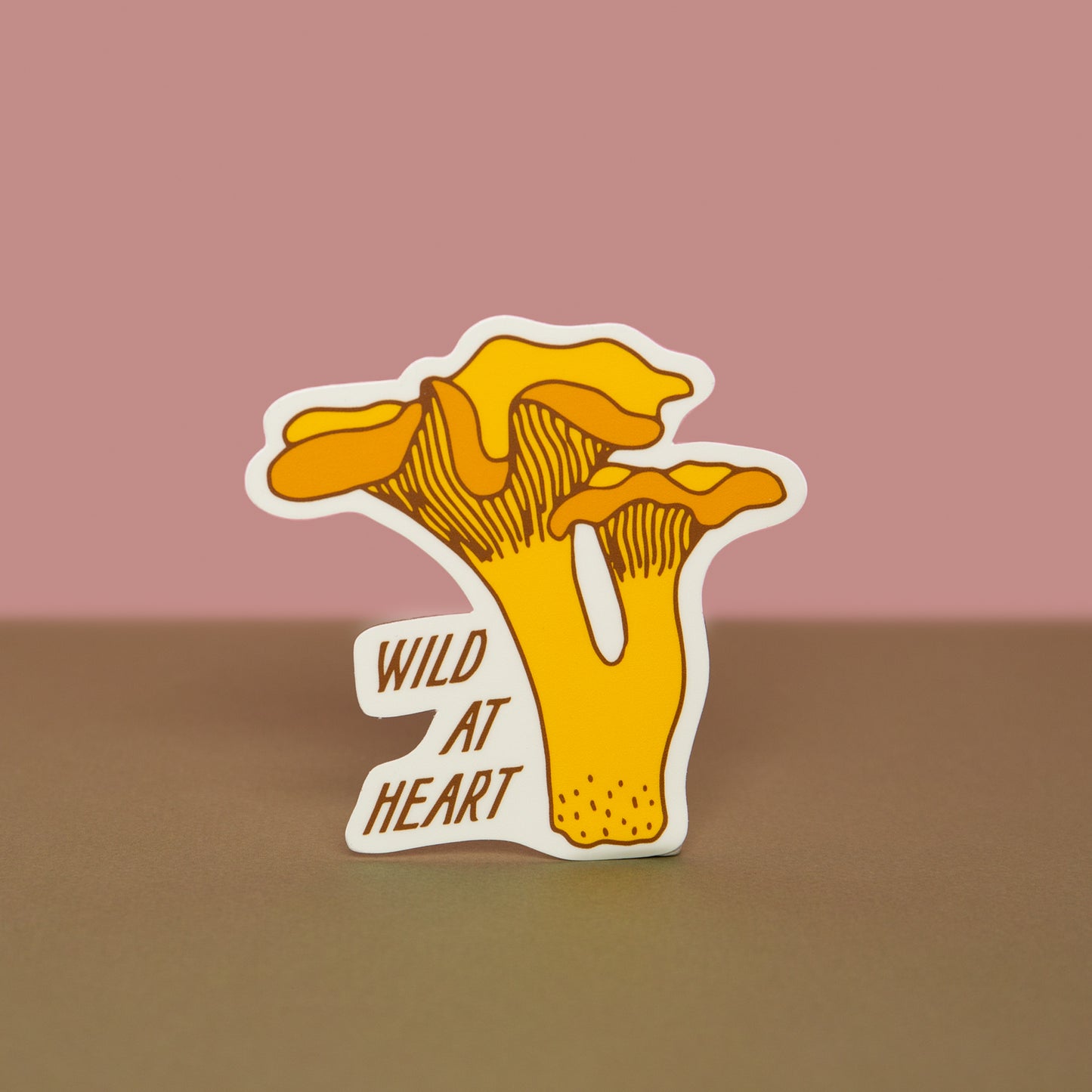 Wild at Heart Chanterelle Sticker