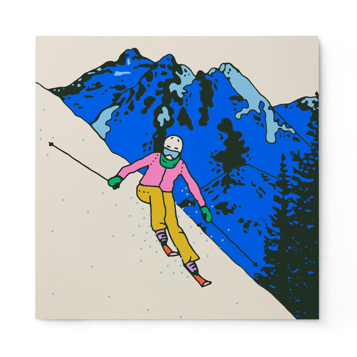 Ski Slopes Print