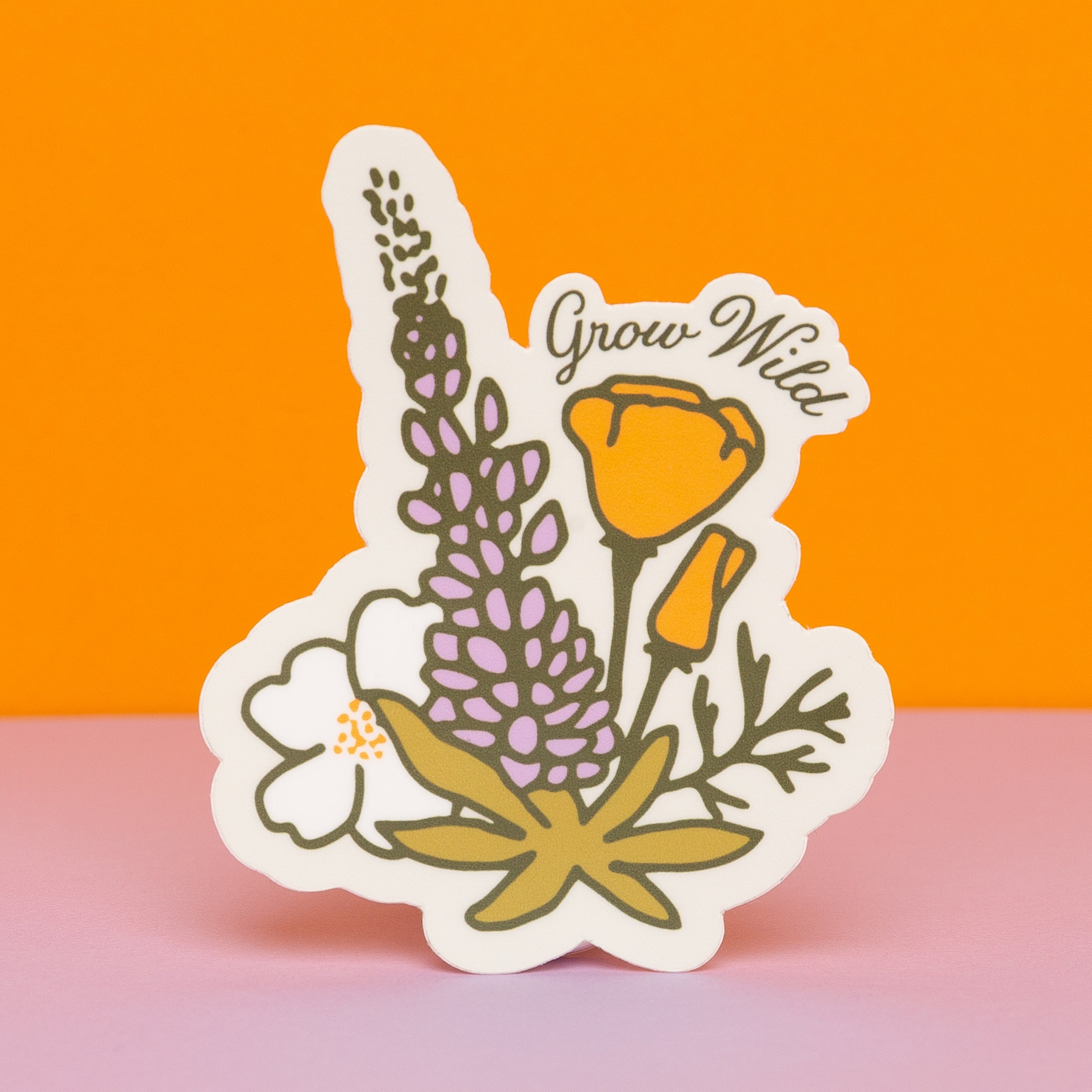 Tende Empire Grow Wild Flowers Sticker – Tender Loving Empire