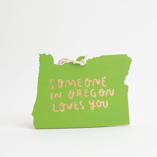 Someone In Oregon Loves You Ornament - Large / Red