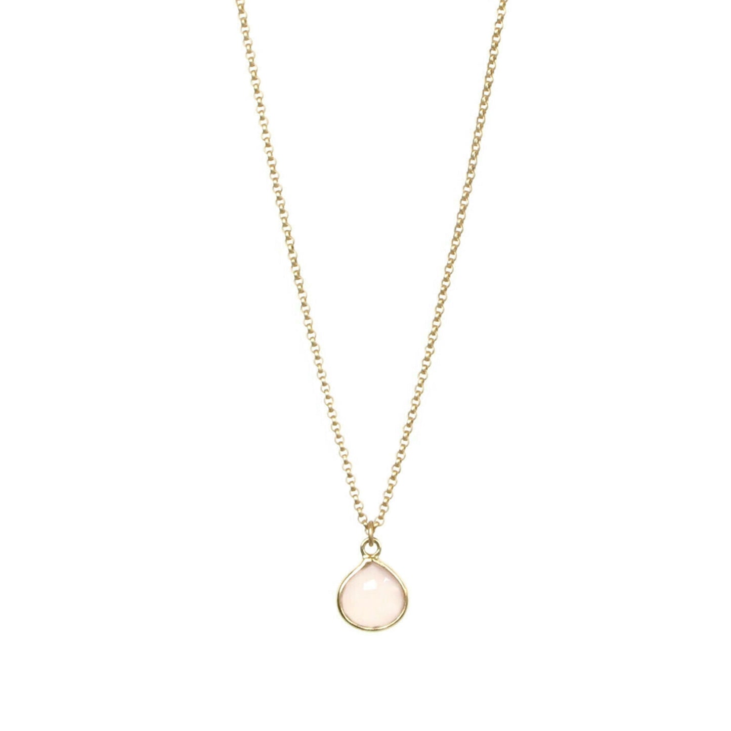 Bezel-Wrapped Gemstone Necklace