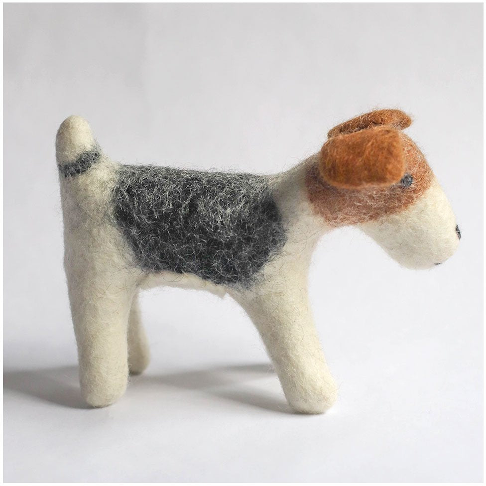 The Winding Road Wool Felted Dog