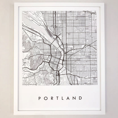 Turn-of-the-Centuries: Portland City Lines Print