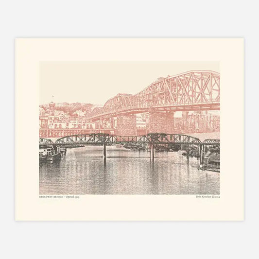 Urban Retrospectives: Broadway Bridge Print