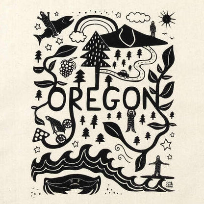 One Lane Road: Magical Oregon Tote Bag