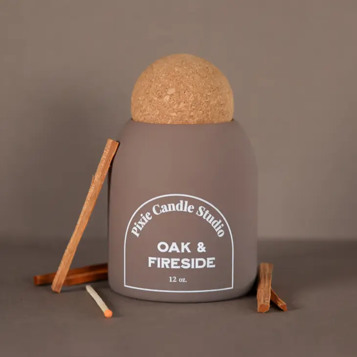 Oak & Fireside Jar Candle